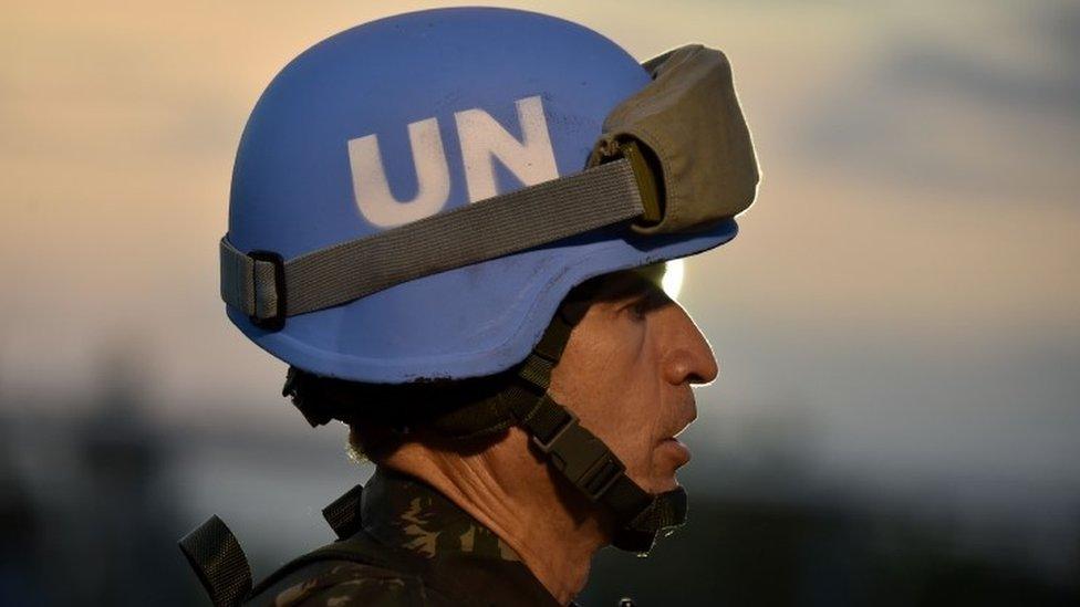 Brazilian military United Nations Stabilization Mission in Haiti (MINUSTAH) Port-au-Prince, on June 2, 2017. This contingent has 250 soldiers, who will be in mission in Haiti until next October, when the UN mission in Haiti ends.