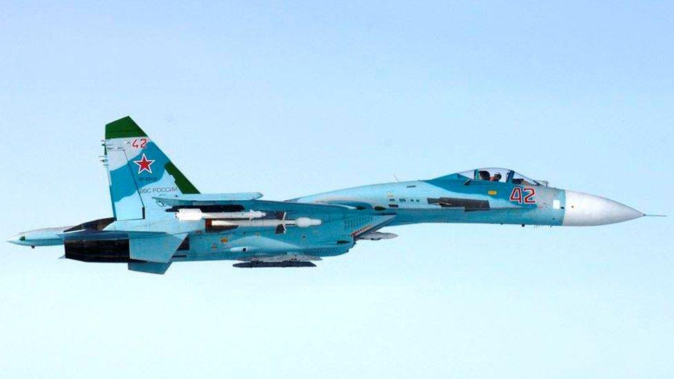 Su-27 near Finland, 7 Oct 16