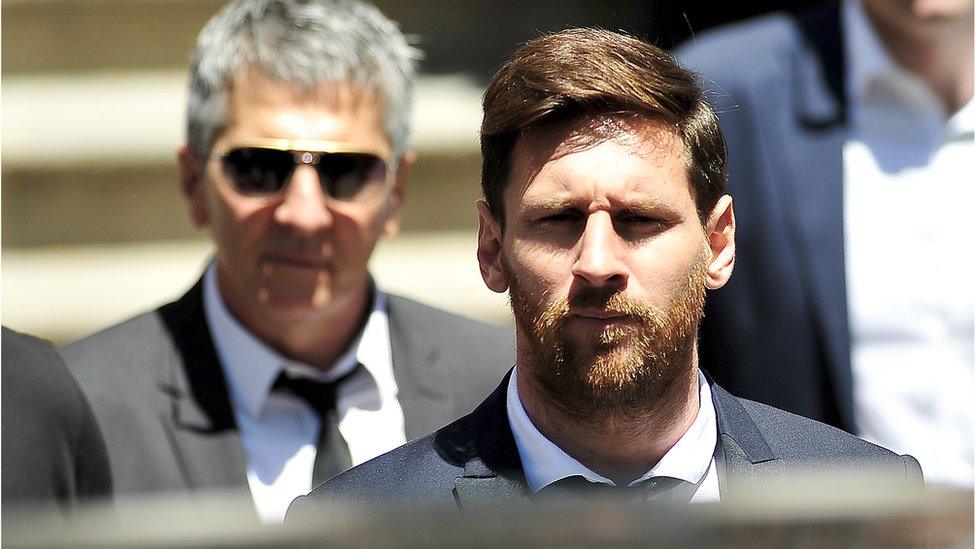 Jorge and Lionel Messi.