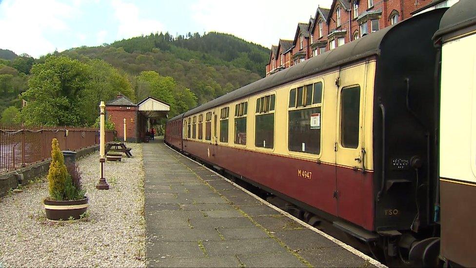 Some of the carriages being auctioned