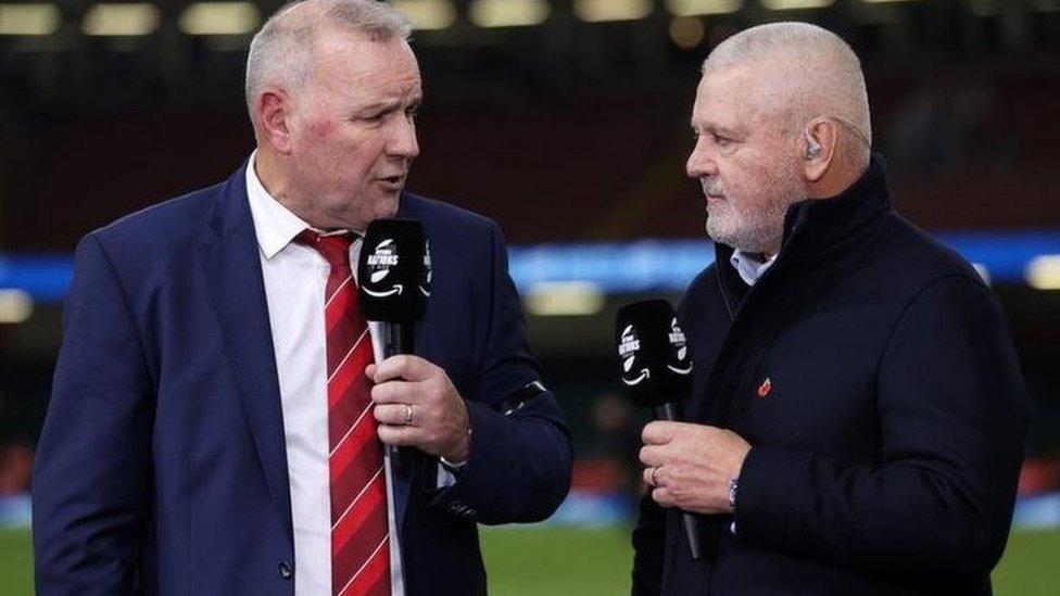 Wayne Pivac a Warren Gatland