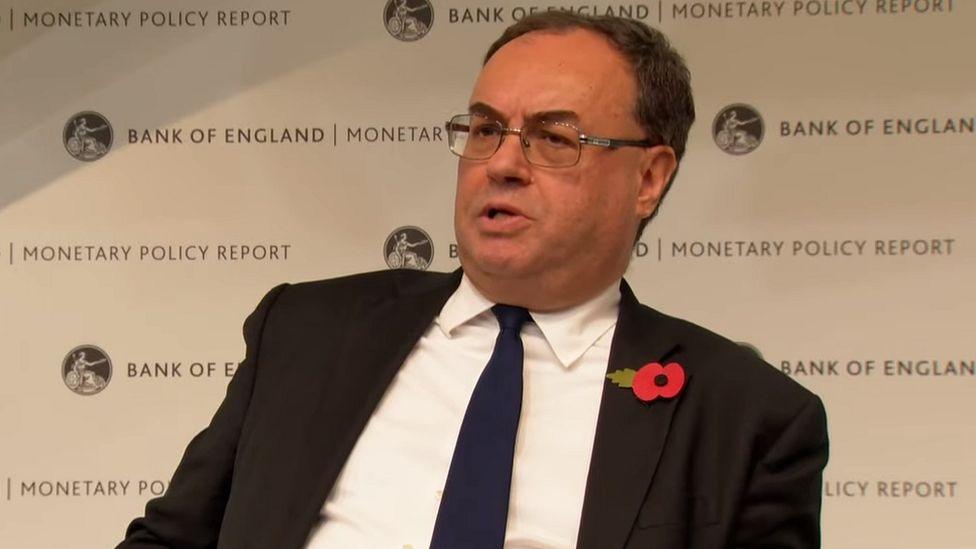 Bank of England governor Andrew Bailey