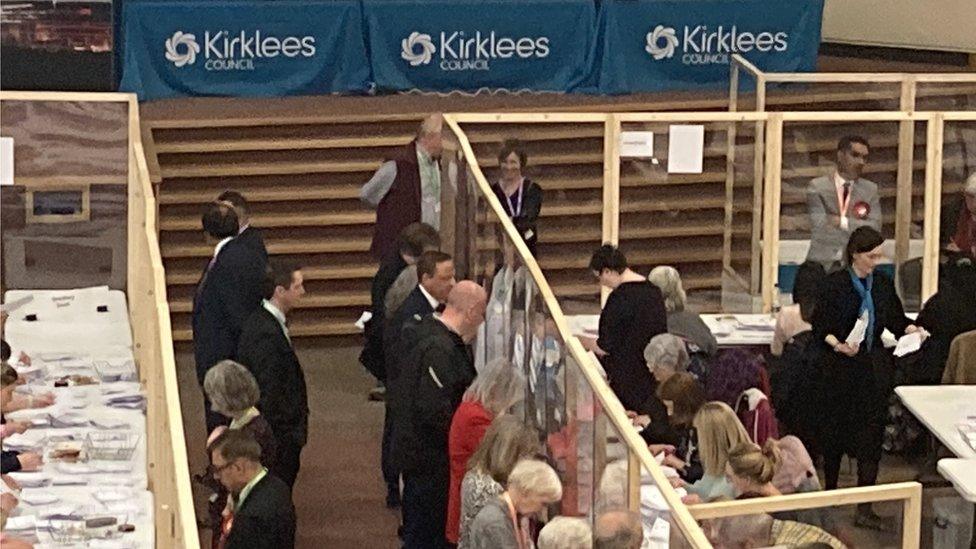 Election count at Kirklees