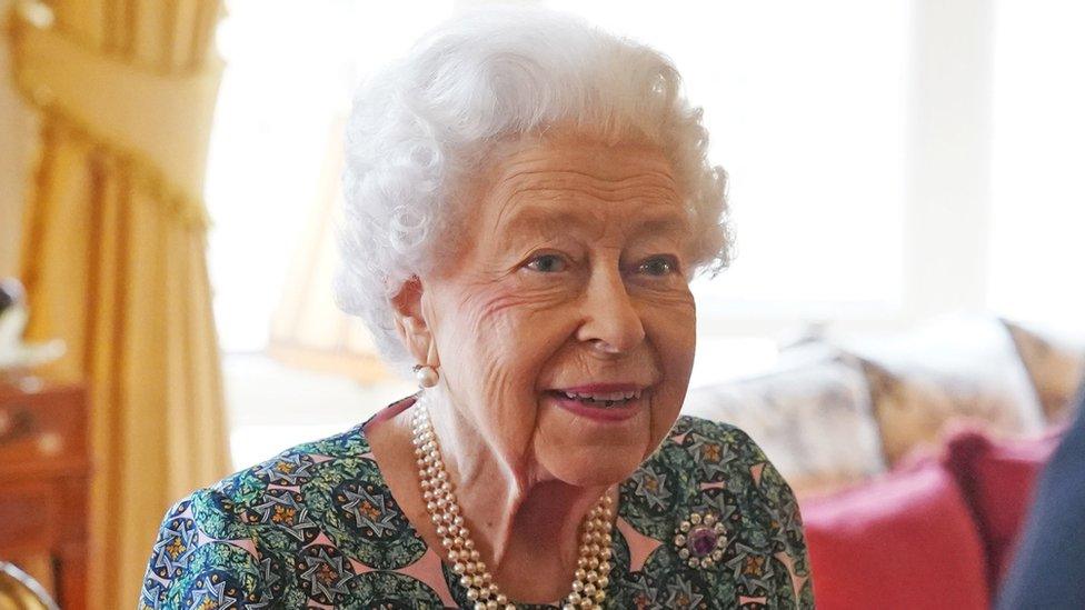 Queen Elizabeth II tests positive for Covid-19: File photo dated 16/02/22/ of Queen Elizabeth II speaking during an audience at Windsor Castle. The Queen has tested positive for Covid-19 and is experiencing mild cold-like symptoms but expects to continue light duties at Windsor this week, Buckingham Palace has announced.