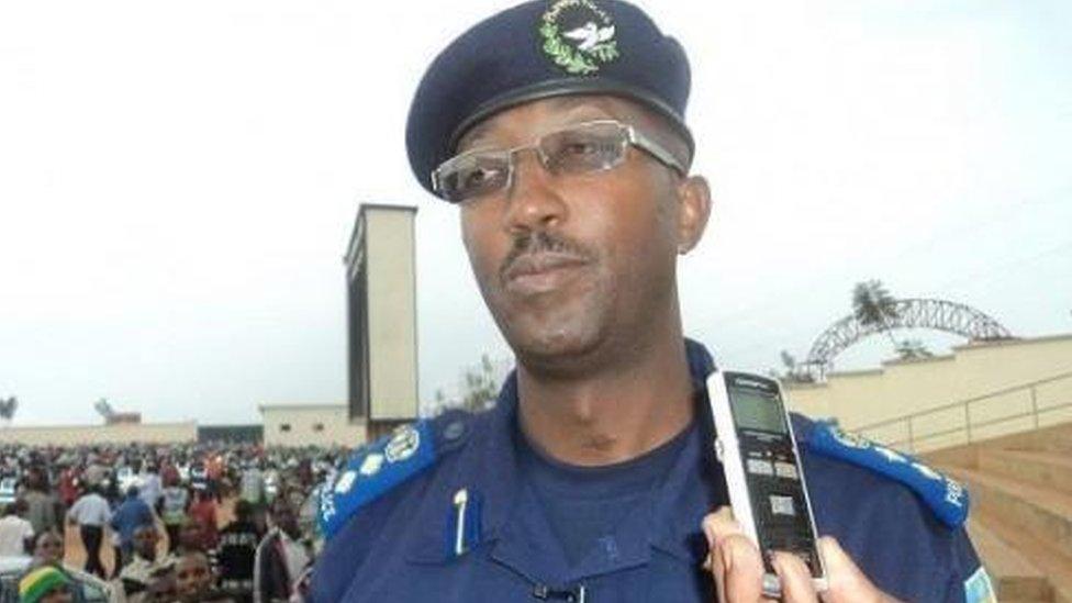 Rwandan police spokesman Celestin Twahirwa