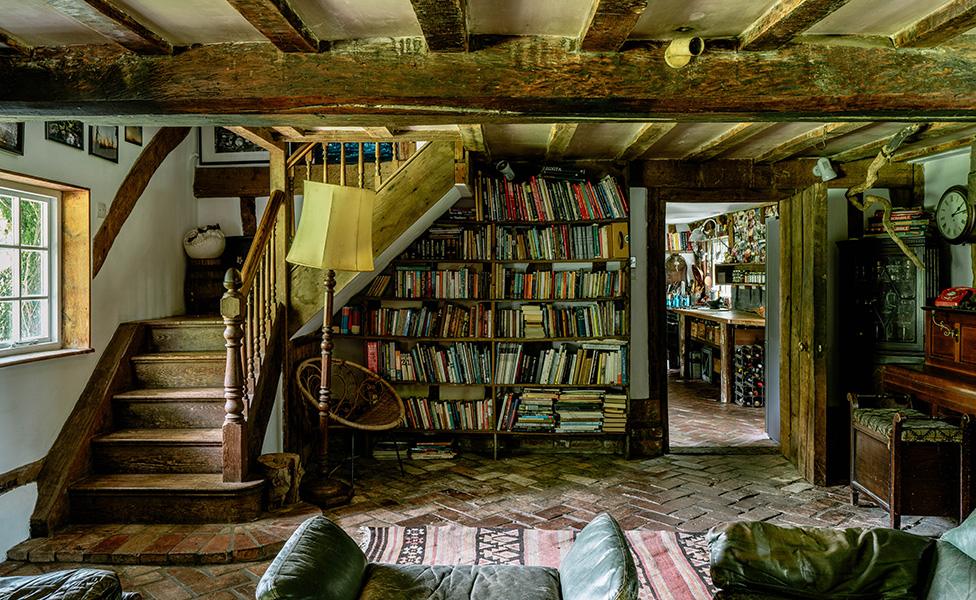 The inside of Walnut Tree Farm in Mellis, near Eye, Suffolk