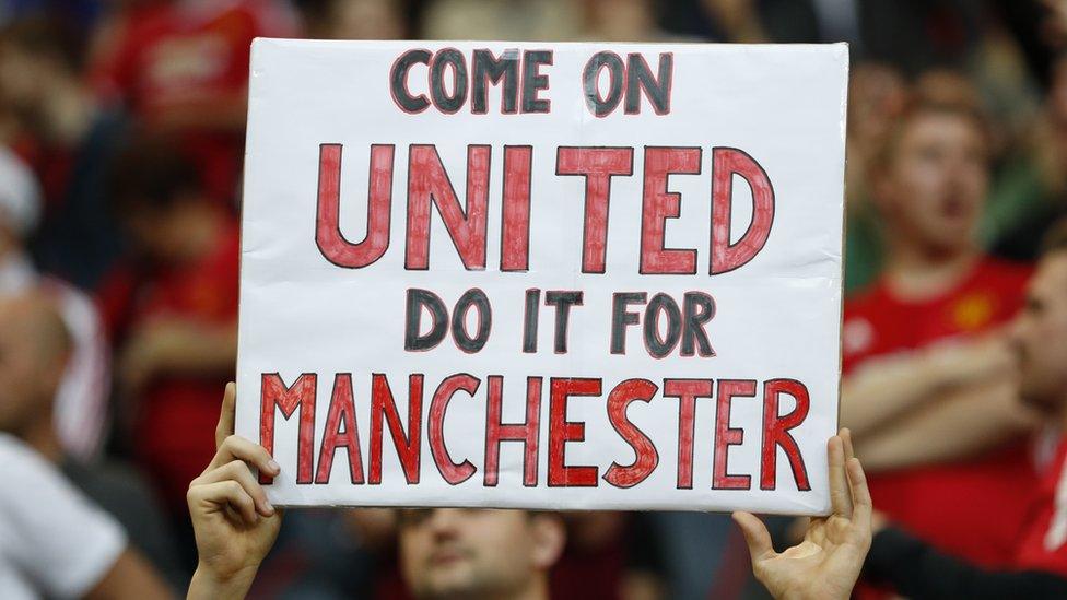 Sign in support of Manchester