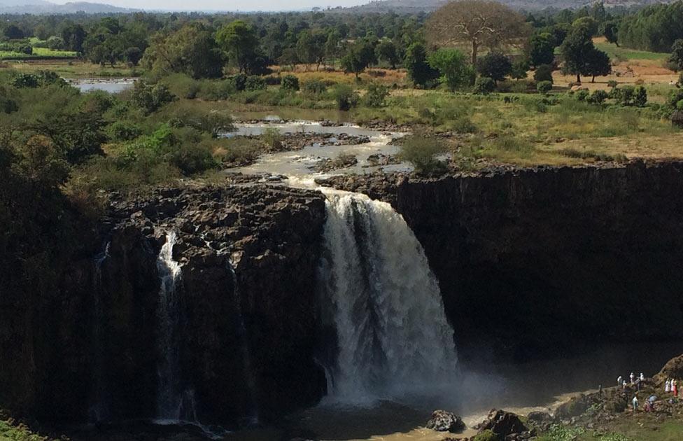 Blue Nile falls