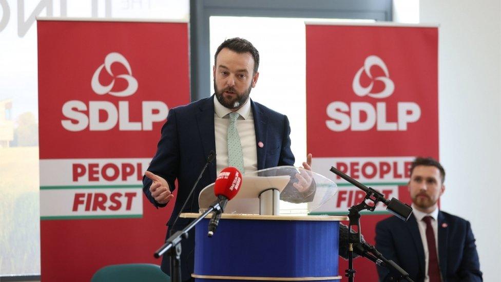 SDLP leader Colum Eastwood