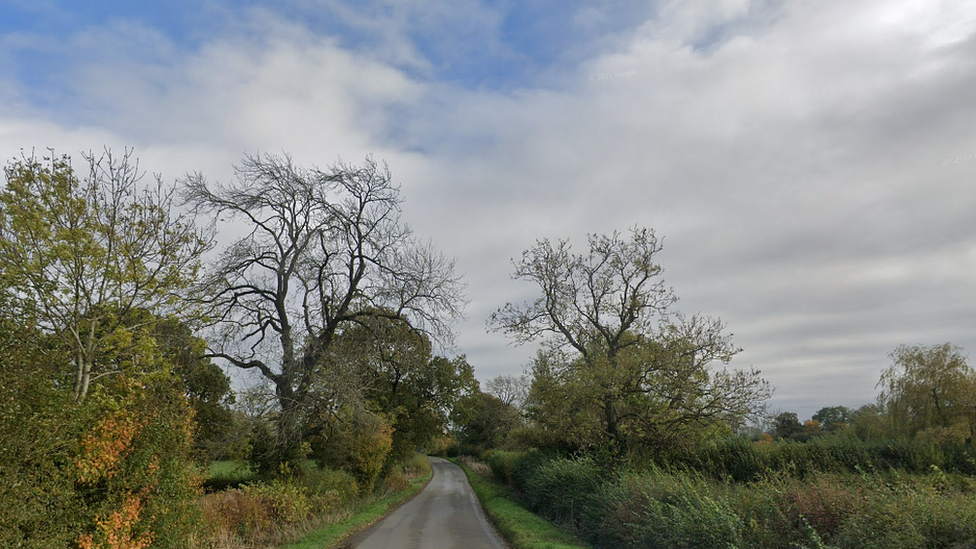 Peatling Road in Peatling Parva