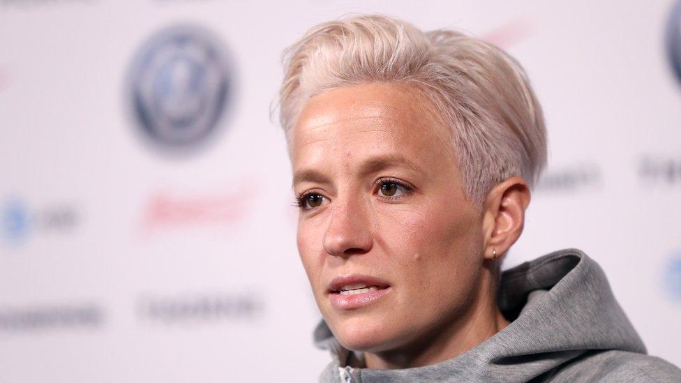 US footballer Megan Rapinoe