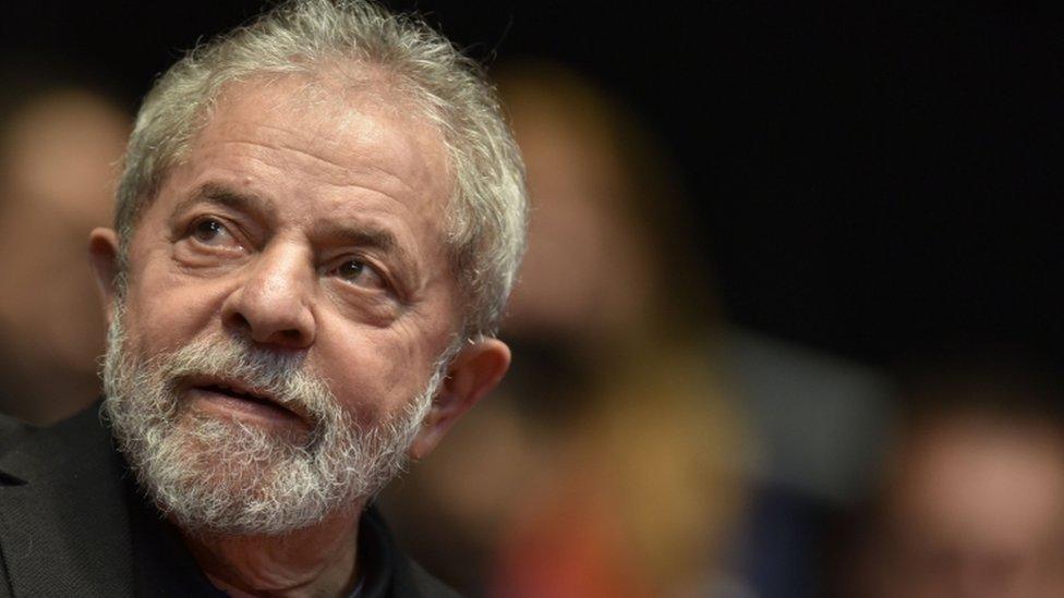 Brazilian former president (2003-2011) Luiz Inacio Lula Da Silva participates in the 12th Congress of the Brazilian Workers Union (CUT) in Belo Horizonte, Brazil, on August 28, 2015