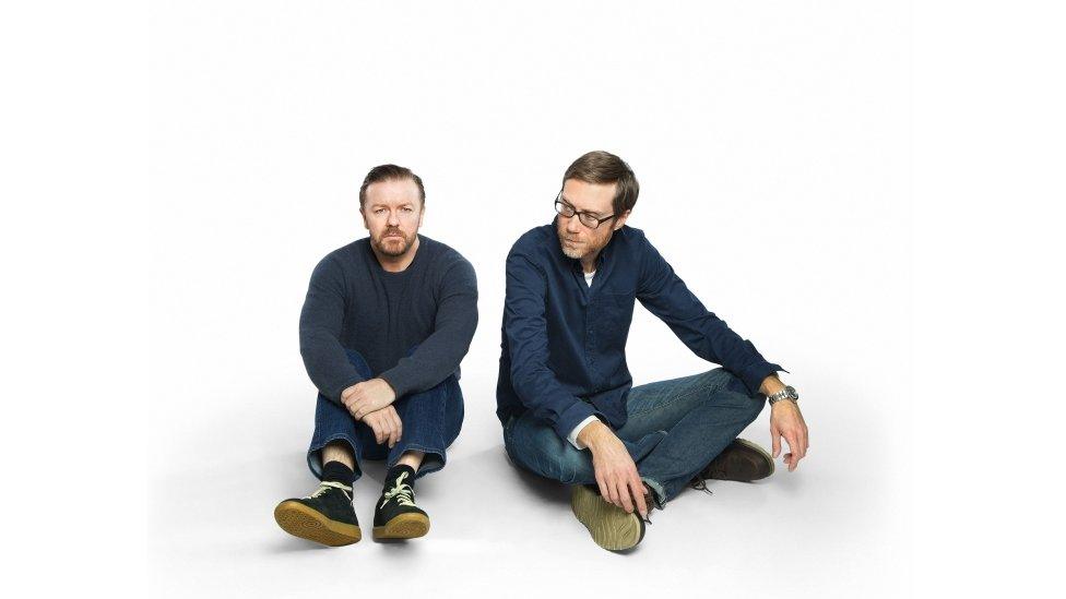 Ricky Gervais and Stephen Merchant