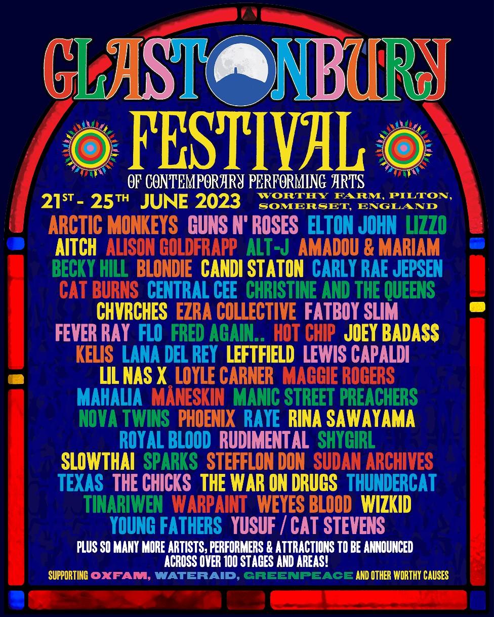 Glastonbury Festival - the line-up so far