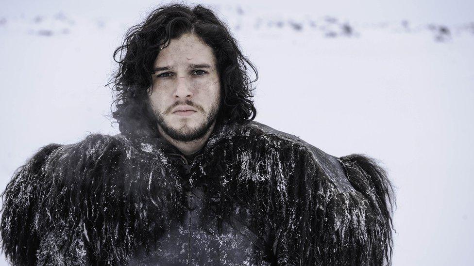 Jon Snow in TV's Game of Thrones