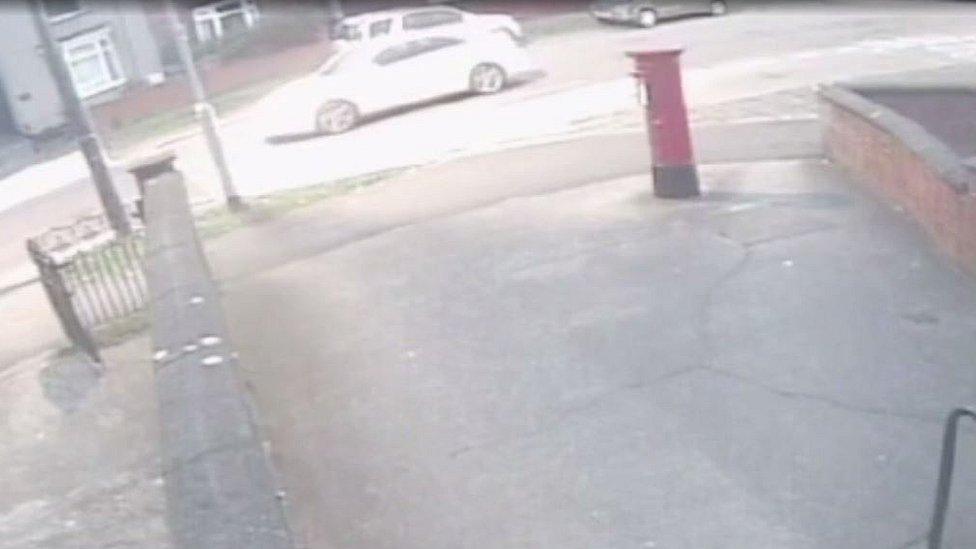 CCTV of car