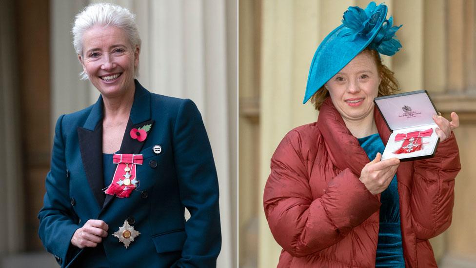 Dame Emma Thompson and Sarah Gordy