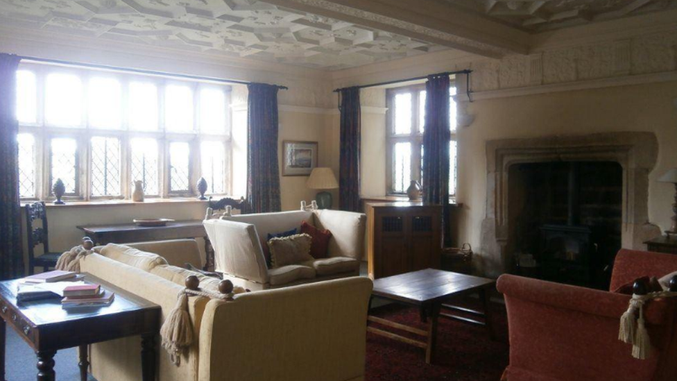 Interior of North Lees Hall