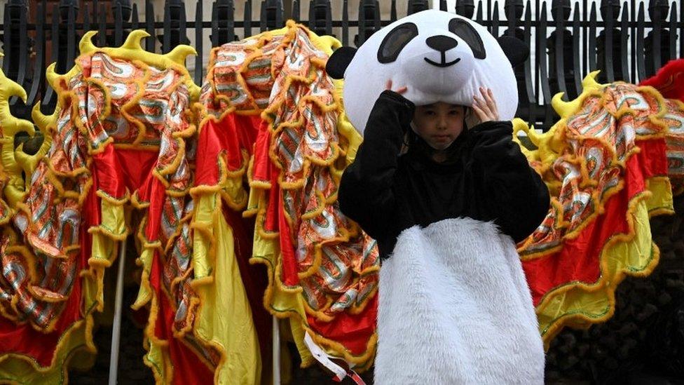 Performer at London parade