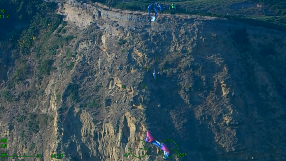 Paraglider rescue