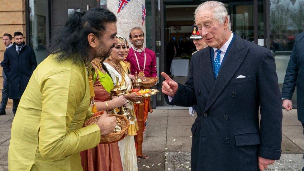 King Charles in Milton Keynes