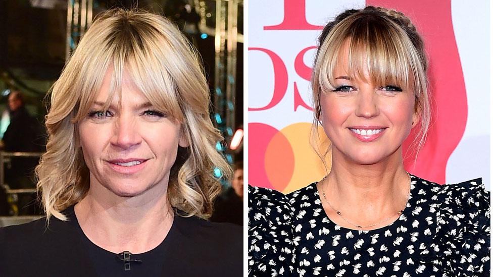 Zoe Ball and Sara Cox