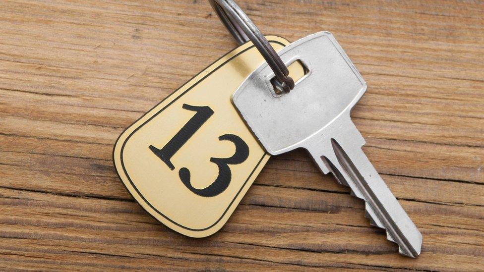 Key for door 13