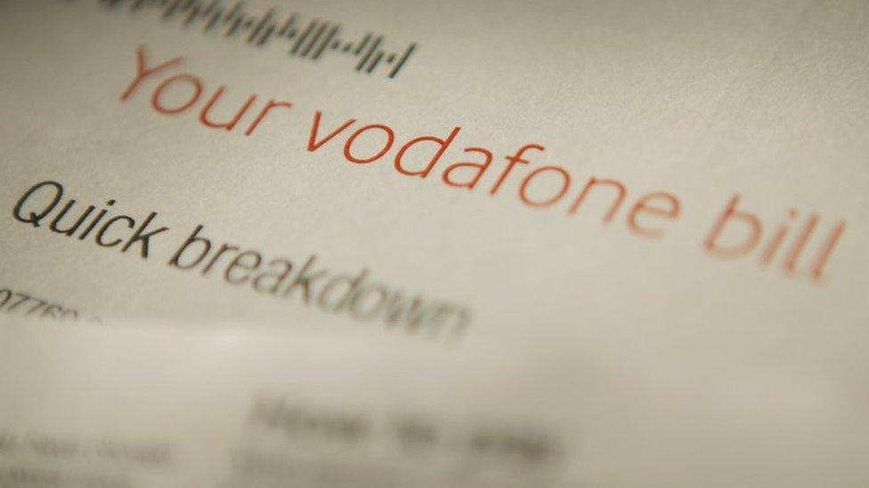 vodafone bill