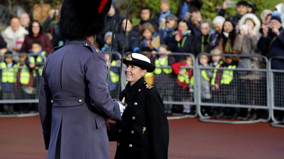 Royal Navy Changing of the Guard at Windsor Castle