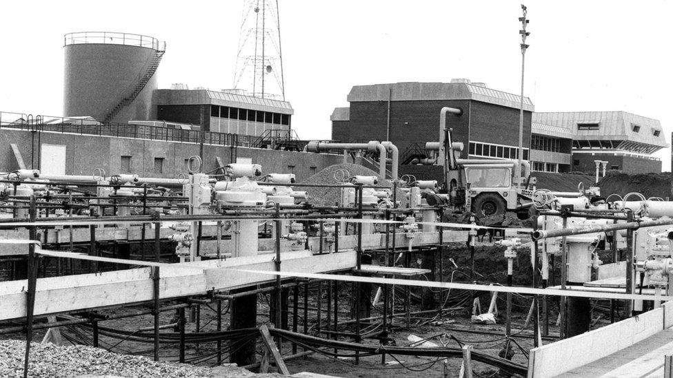 Bacton gas terminal in Norfolk.