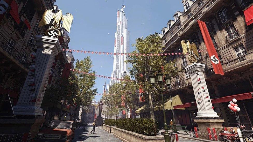 The alternative, Nazi-controlled Paris featured in Wolfenstein: Youngblood