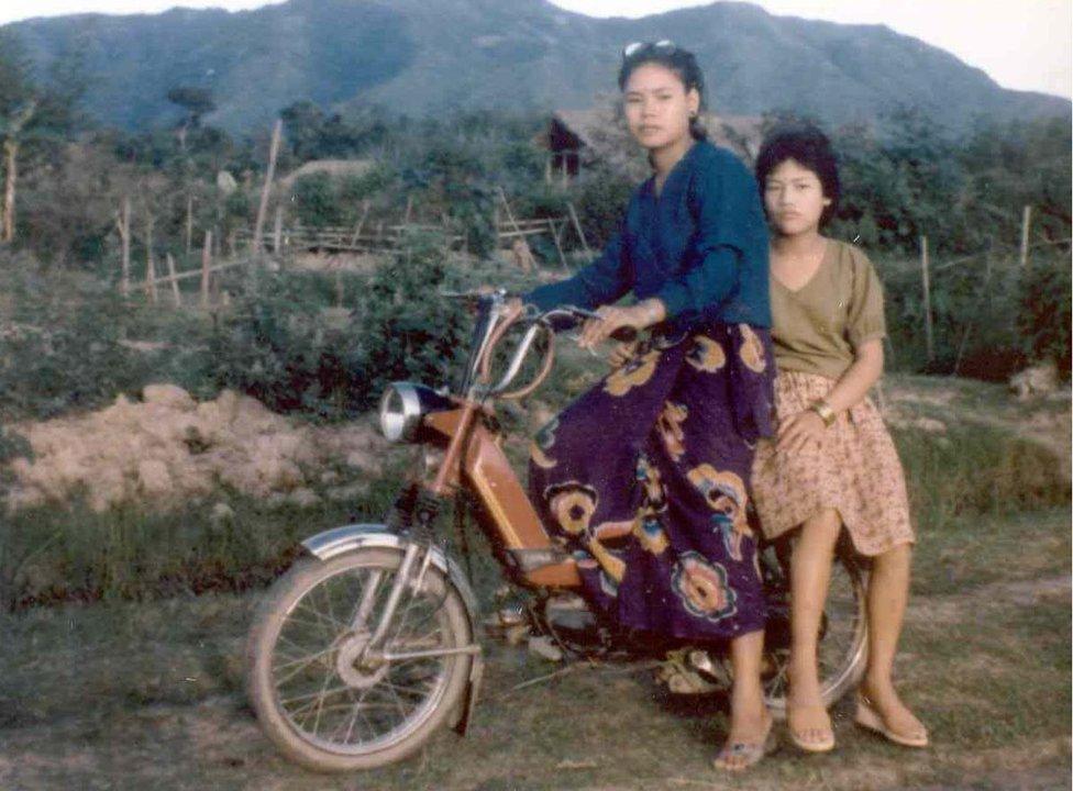 Ms Sharmila, right, struggled to complete school and never went to college