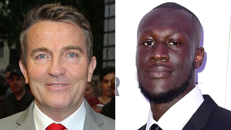 Bradley Walsh and Stormzy