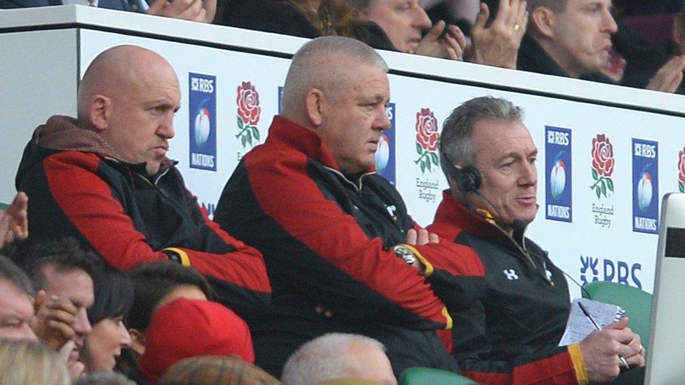 Shaun Edwards, Warren Gatland and Rob Howley