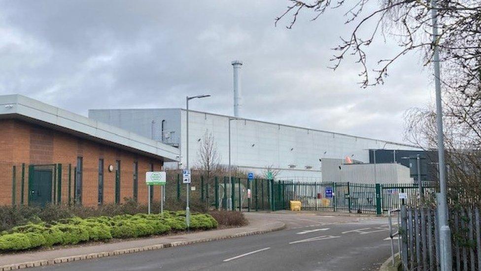 Sinfin waste plant, in Sinfin Lane