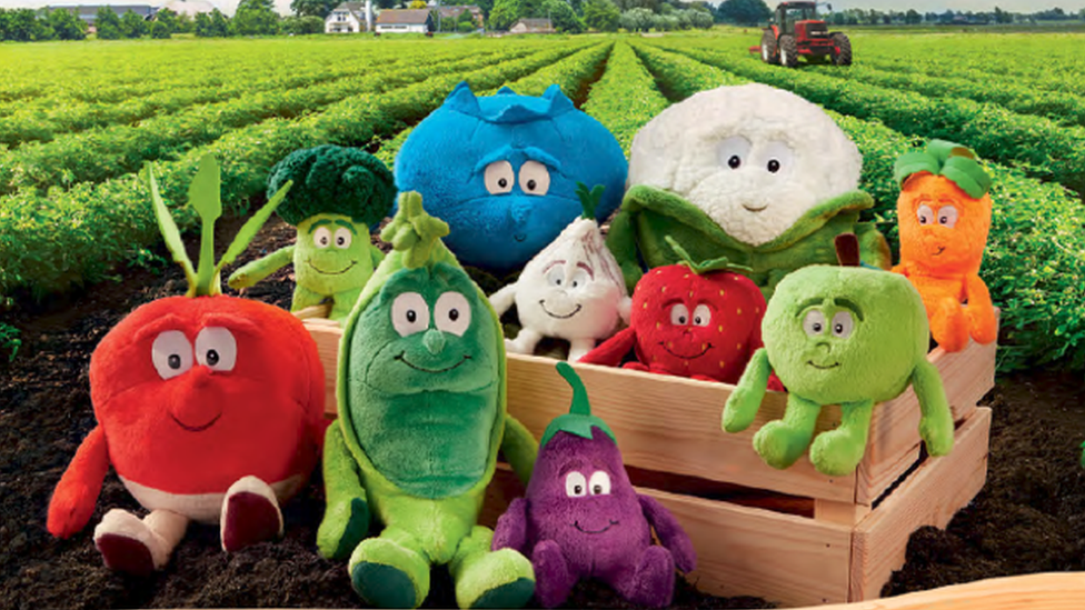 Goodness Gang fruit and vegetable characters