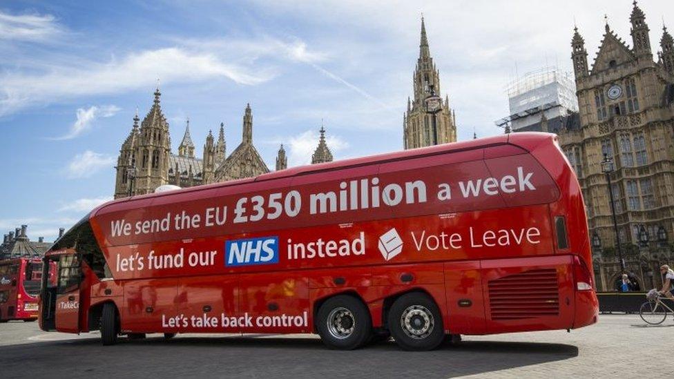 The Vote Leave campaign bus