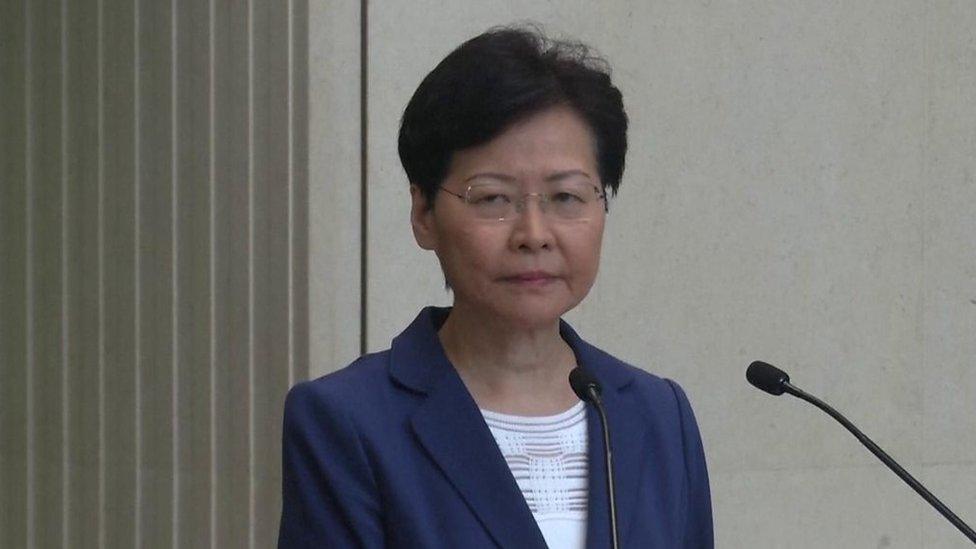 Hong Kong leader Carrie Lam