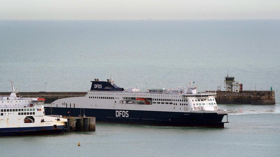 Ferries at Dover