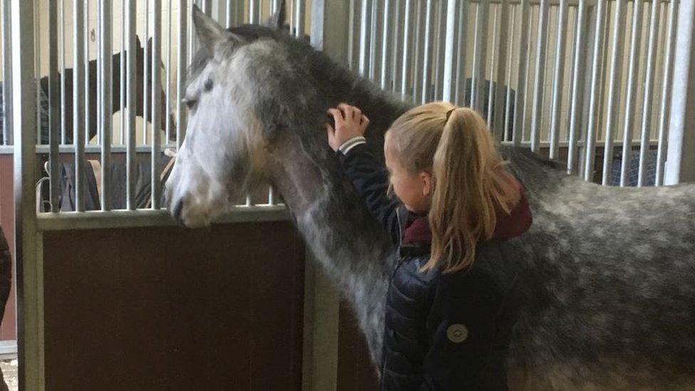 Jasmine Price with Penny the pony