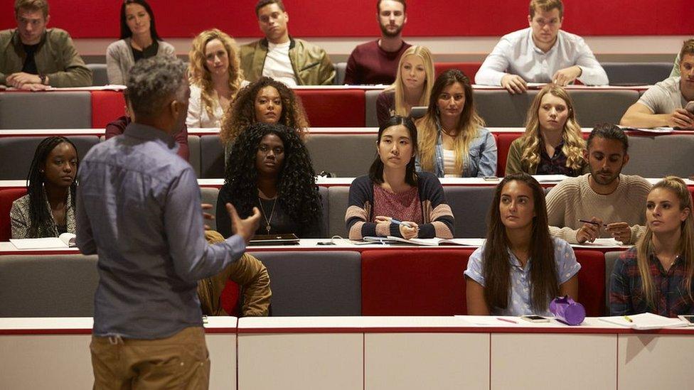 A lecture hall