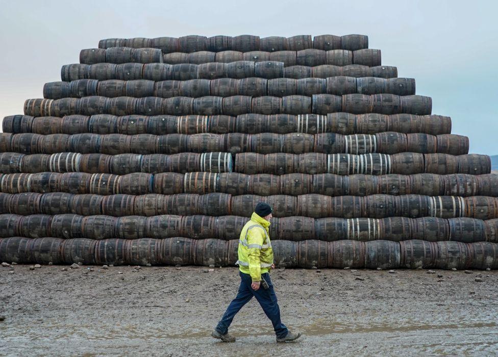 whisky barrels