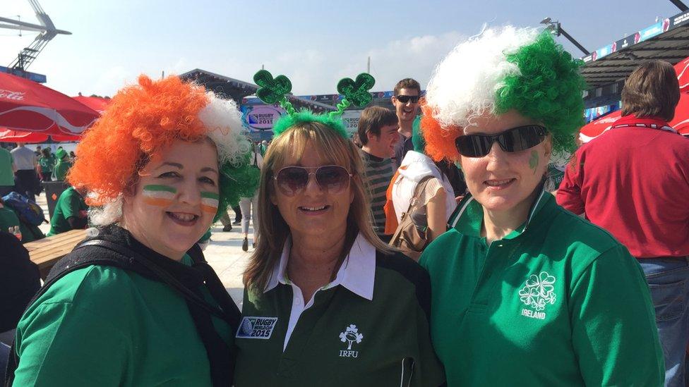 Left to right: Martina Toolan, Denise Toolan and Caroline Toolan