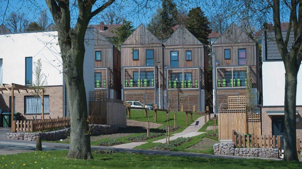 Timber-framed homes in Walsall