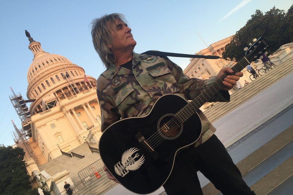 Mike Peters on Capitol Hill, Washington DC