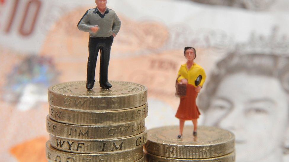 Man and women on pound coins