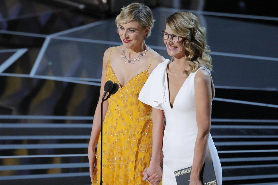 Greta Gerwig and Laura Dern