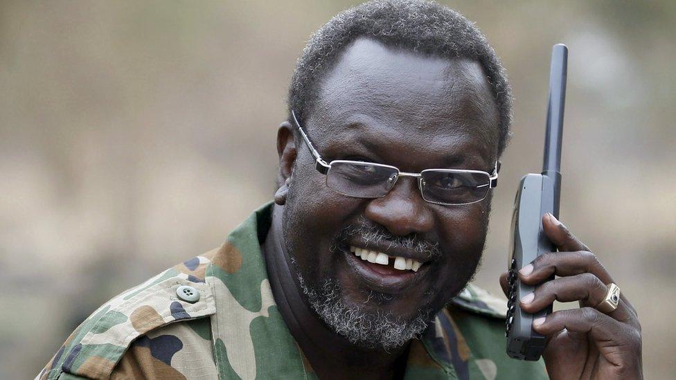 Riek Machar in 2014