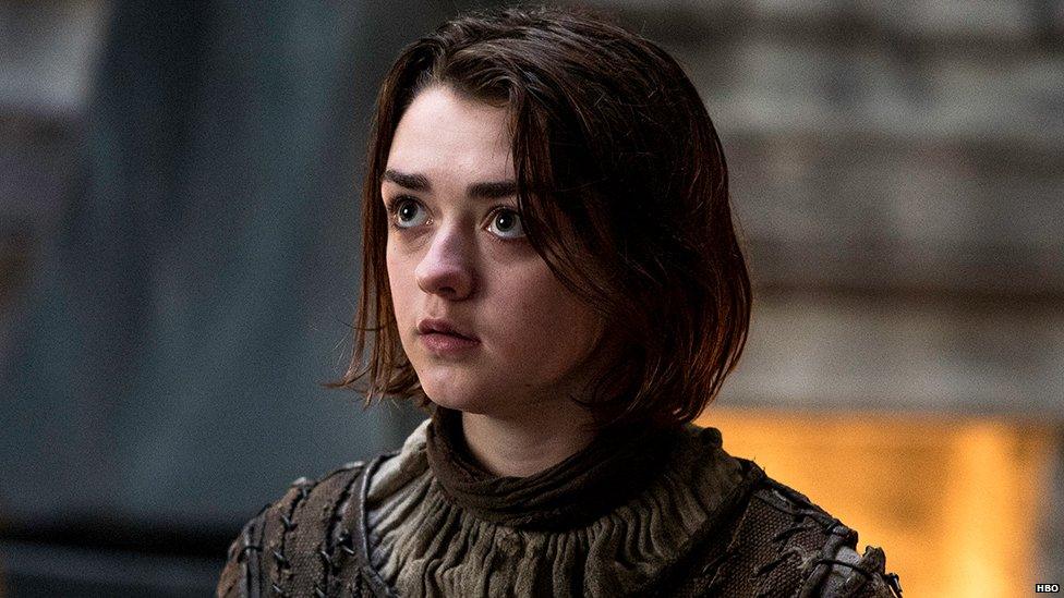 Maisie Williams as Arya Stark