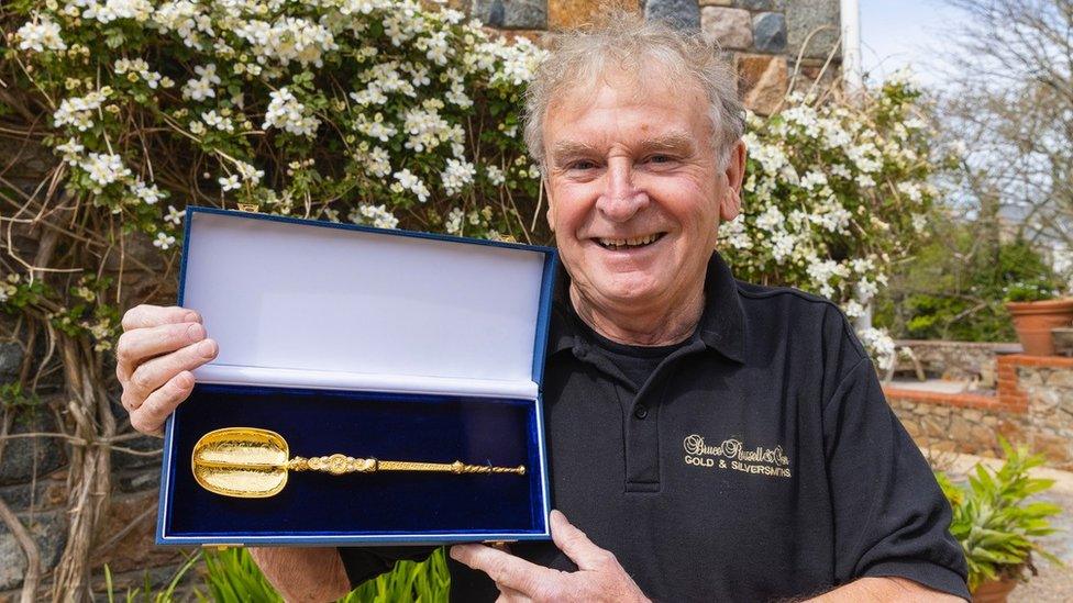 Bruce Russell and the Coronation Spoon